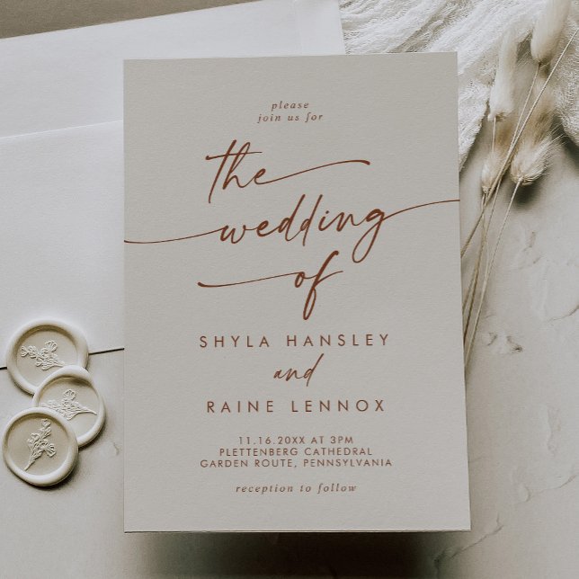 Invitación Boho Moda Cream Bohemia El Boda De (Subido por el creador)