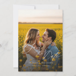 Invitación Boho moderno Código QR Boda foto matrimonio Guarda