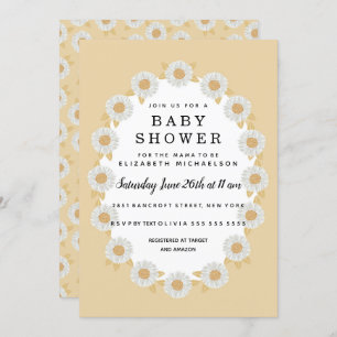 Invitación Boho murió bebé Baby Shower