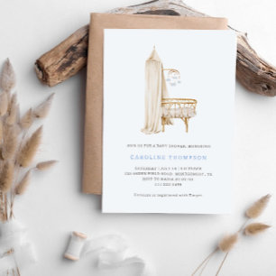 Invitación Boho Nursery Boy Baby Shower