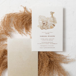 Invitación Boho Nursery Moda Baby Shower