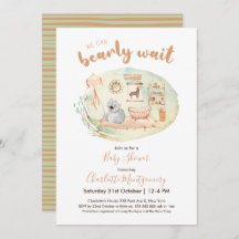 Boho Nursery Podemos Esperar A Baby Shower