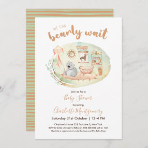 Invitación Boho Nursery Podemos Esperar A Baby Shower