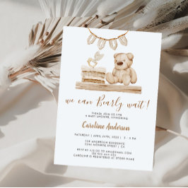 Invitación Boho Nursery Toys Baby Shower