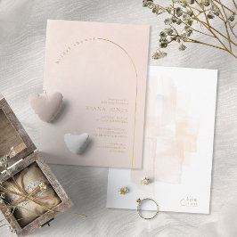 Invitación Boho Oasis Boda Bridal Shower Rubor ID959