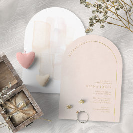 Invitación Boho Oasis Bridal Shower Rubor Arch ID959