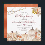 Invitación Boho Pampas Grass, Fiesta de cumpleaños 30<br><div class="desc">Boho Pampas Grass,  Fiesta de cumpleaños 30,  perfecto para invitación de otoño o otoño</div>