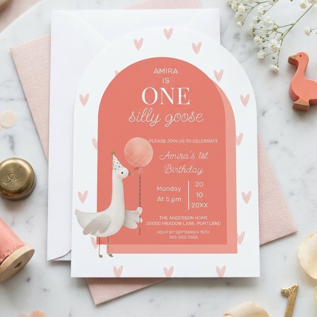 Invitación Boho para el 1er Cumpleaños de Silly Go (Subido por el creador)