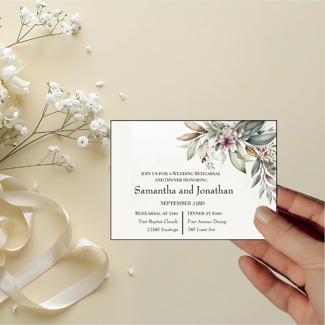 Invitación BOHO Pastel Colores Jardín Boda Ensayo (Subido por el creador)