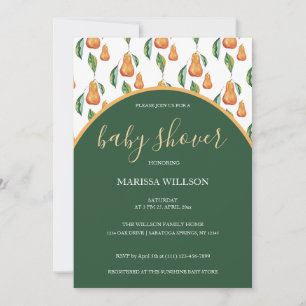 Invitación Boho Perla Acuarela Pintado a mano