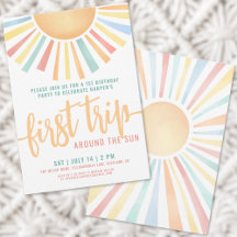 Boho Primer Viaje Alrededor Del Sol Cumpleaños 1