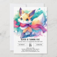 Boho Printable Fox Birday