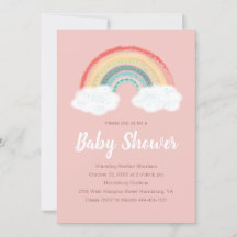 Boho Rainbow Baby Shower