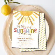 Boho Ray de Sunshine Baby Shower