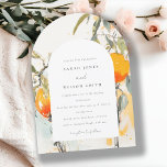 Invitación Boho Resumen Boetchy Naranja Boda Jardín<br><div class="desc">Boho Resumen Naranja Colección Temática Jardín.- es un Ilustracion de acuarela de escritura elegante de naranja abstracto perfecto para su primavera de verano y boda y fiestas de boho de campo. Es muy fácil de personalizar, con sus datos personales. Si necesita cualquier otro producto o personalización que coincida, por favor...</div>