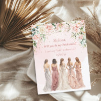 Boho Rubor Floral Eucalyptus oro Bridesmaid