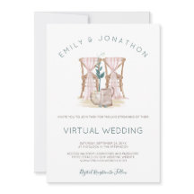 Boho ruso preside Boda virtual de eucalipto azul