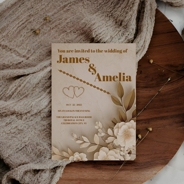 Invitación Boho Rústico | Boda Elegante (Subido por el creador)