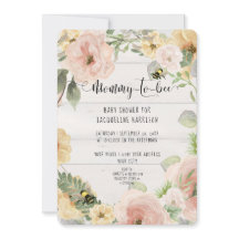 BOHO Rústico rosado florece mamá para ser ducha