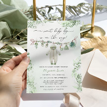 Boho Sage Green Baby Boy Ropa Baby Shower