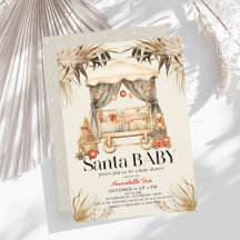 Boho Santa Baby Navidades Crítica de Navidad Baby 