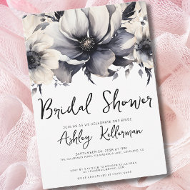 Invitación Boho Simple Moderno Floral Bridal Shower