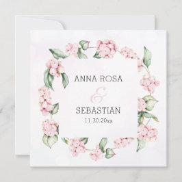 Invitación *~* Boho Snow Berry AR12 QR Boda RSVP