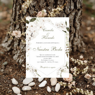 Invitación Boho Spanish Wedding Invitation
