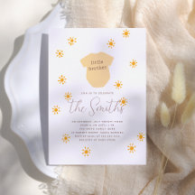 Boho Sun Little Brother Sunshine Baby Shower