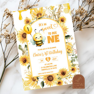 Invitación Boho Sunflower Sweet to to be un cumpleaños