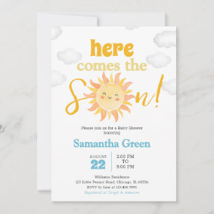Invitación Boho Sunshine Baby Shower