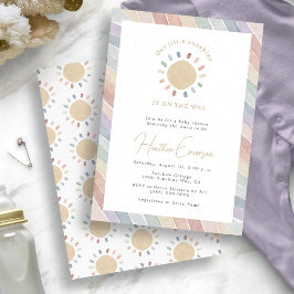 Invitación Boho Sunshine Baby Shower