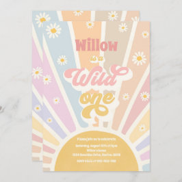 Invitación Boho Sunshine Wild One First Birthday Fiesta