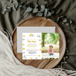 Invitación Boho terracotta Twins primer viaje primer cumpleañ