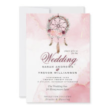 Boho todo en un Boda cazador de sueños de marrón r