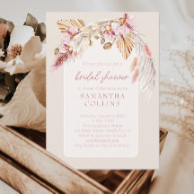 Boho Tropical Beach Floral Bridal Shower