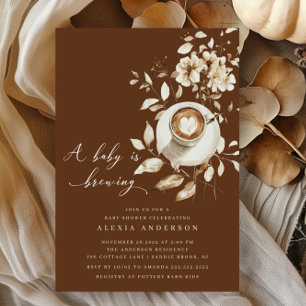 Invitación Boho Un Bebé Está Preparando Baby Shower