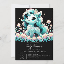 Invitación Boho Unicorn Baby Shower