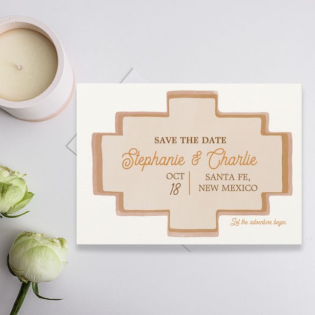 Invitación Boho Wedding Save The Date Invitation (Subido por el creador)
