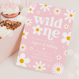Invitación Boho Wild de la fiesta de cumpleaños de Daisy
