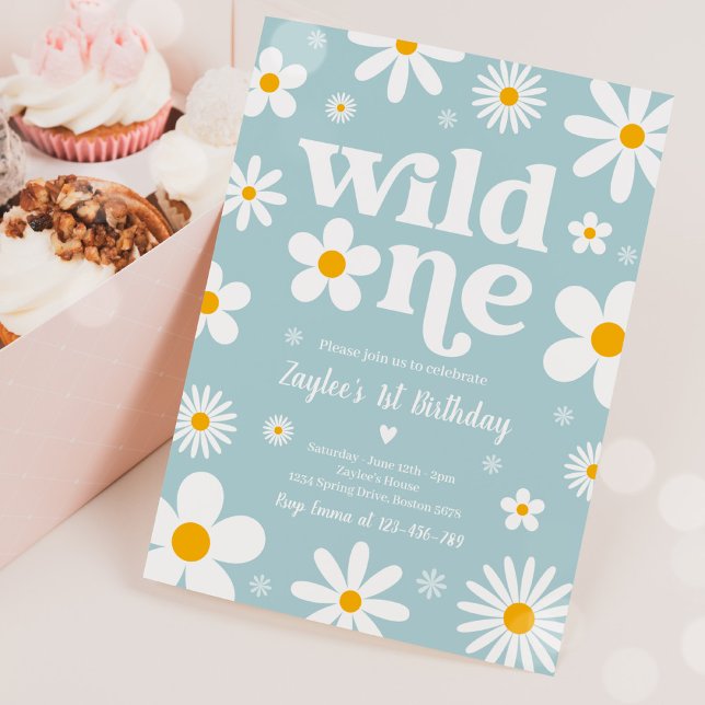 Invitación Boho Wild de la fiesta de cumpleaños de Daisy (Subido por el creador)