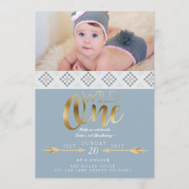 Invitación Boho Wild One | Primera fiesta de cumpleaños