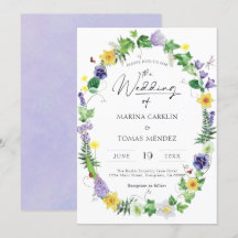 Boho Wildflower Boda