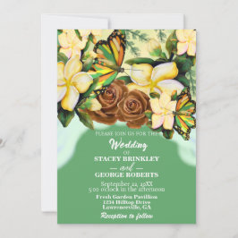 Invitación Boho-Wildflower-Boda botánico-floral