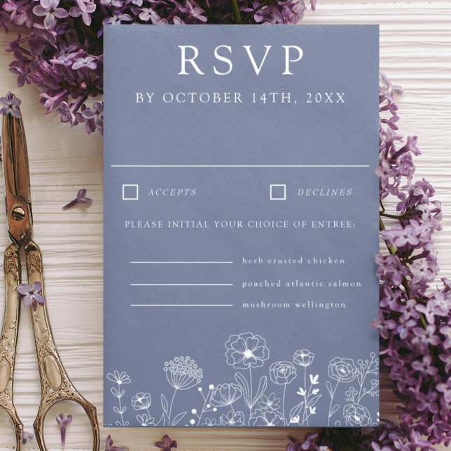 Invitación Boho Wildflower Boda de acuarela moderna (Subido por el creador)