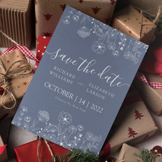 Invitación Boho Wildflower Boda de acuarela moderna (Subido por el creador)