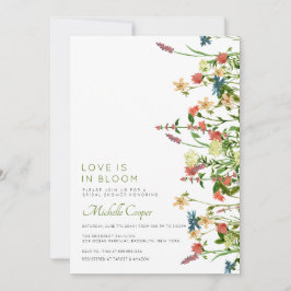 Invitación Boho Wildflower Bridal Shower