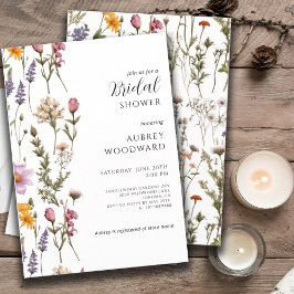 Invitación Boho Wildflower Bridal Shower