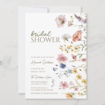 Boho Wildflower Bridal Shower