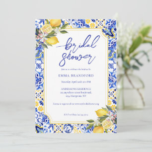 Invitación Boho Wildflower Elegante ducha de novia